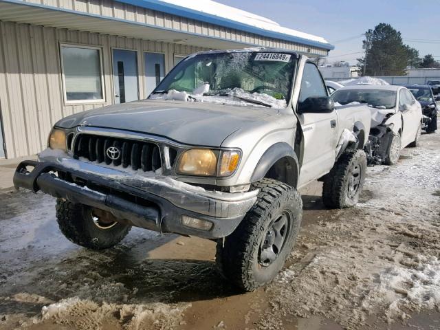 5TEPM62N04Z355142 - 2004 TOYOTA TACOMA GRAY photo 2