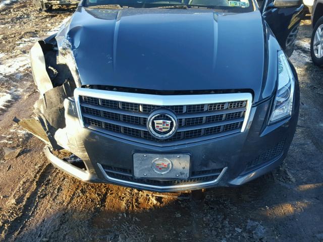 1G6AG5RX5E0125793 - 2014 CADILLAC ATS GRAY photo 7