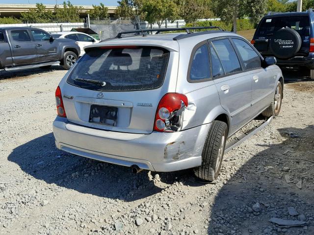 JM1BJ245321623939 - 2002 MAZDA PROTEGE PR SILVER photo 4