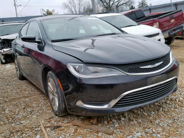 1C3CCCAB0FN674638 - 2015 CHRYSLER 200 LIMITE BLACK photo 1