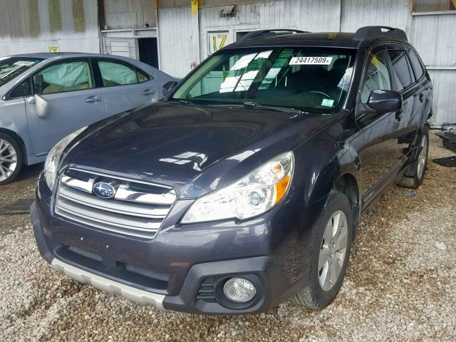 4S4BRDPC0D2210724 - 2013 SUBARU OUTBACK 3. CHARCOAL photo 2