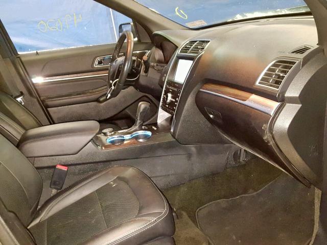 1FM5K8F81GGC06596 - 2016 FORD EXPLORER L BROWN photo 5