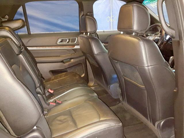 1FM5K8F81GGC06596 - 2016 FORD EXPLORER L BROWN photo 6