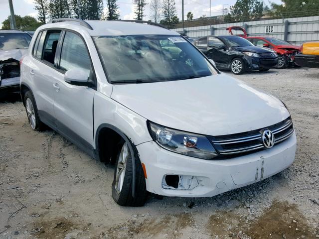 WVGAV7AX7HK048326 - 2017 VOLKSWAGEN TIGUAN S WHITE photo 1