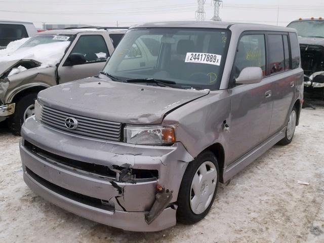 JTLKT324X50216564 - 2005 TOYOTA SCION XB Сұр фото 2