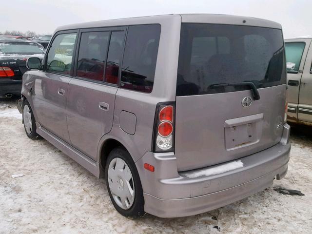 JTLKT324X50216564 - 2005 TOYOTA SCION XB Сұр фото 3