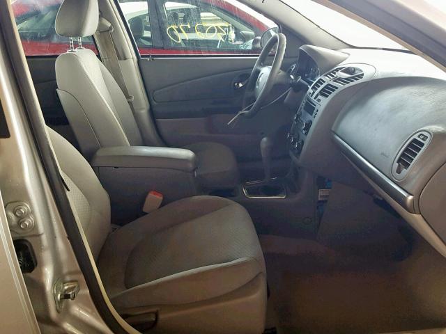 1G1ZS51F26F287468 - 2006 CHEVROLET MALIBU LS ვერცხლისფერი ფოტო 5