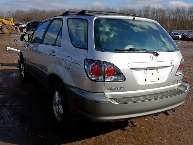 JTJHF10U510234398 - 2001 LEXUS RX 300 SILVER photo 3