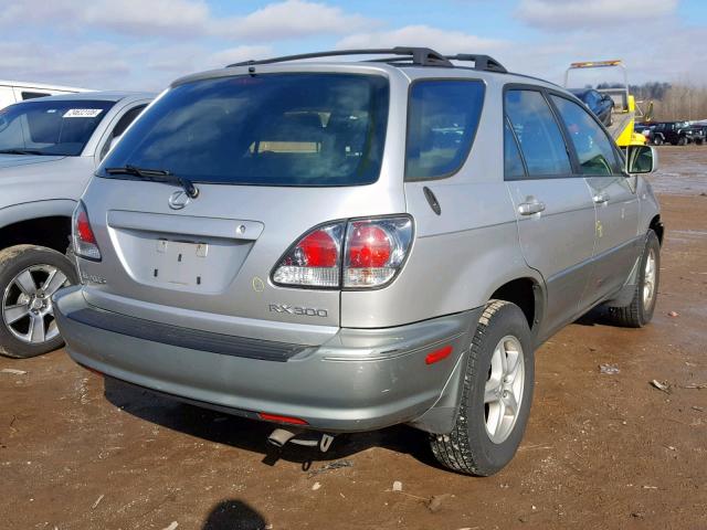 JTJHF10U510234398 - 2001 LEXUS RX 300 SILVER photo 4