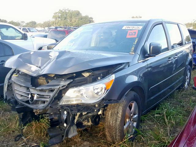 2V4RW3D12AR424559 - 2010 VOLKSWAGEN ROUTAN SE GRAY photo 2