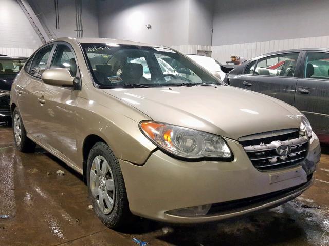 KMHDU46D98U345471 - 2008 HYUNDAI ELANTRA GL TAN photo 1
