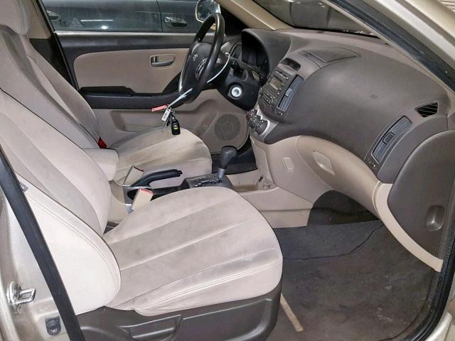 KMHDU46D98U345471 - 2008 HYUNDAI ELANTRA GL TAN photo 5