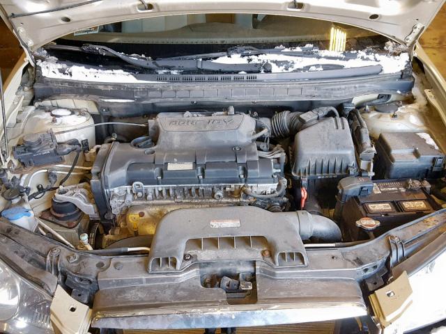 KMHDU46D98U345471 - 2008 HYUNDAI ELANTRA GL TAN photo 7