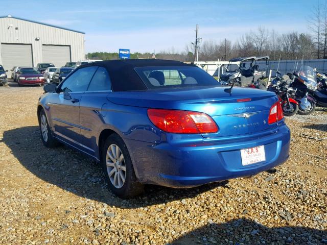 1C3BC5ED1AN156100 - 2010 CHRYSLER SEBRING TO BLUE photo 3