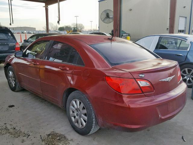 1C3CC4FB9AN157328 - 2010 CHRYSLER SEBRING TO MAROON photo 3