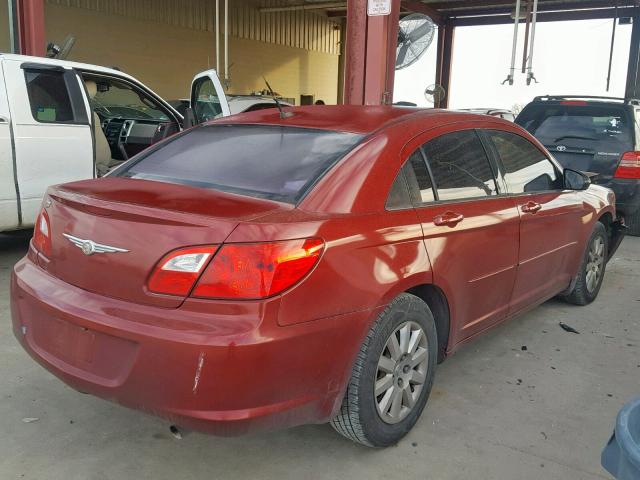 1C3CC4FB9AN157328 - 2010 CHRYSLER SEBRING TO MAROON photo 4