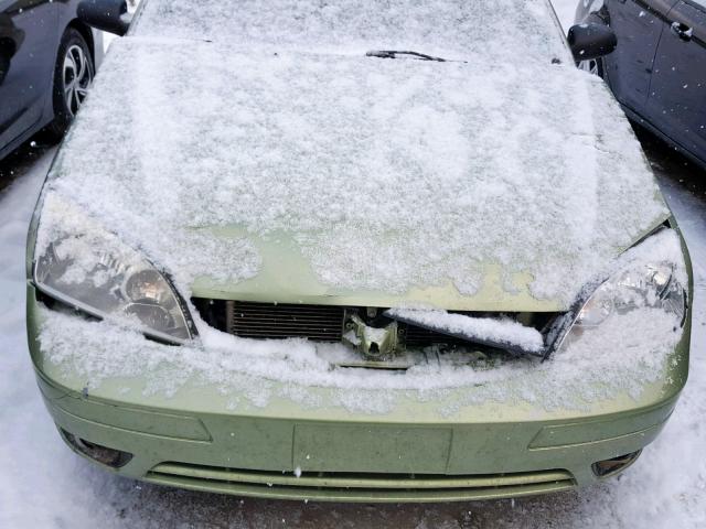 1FAFP37N47W319391 - 2007 FORD FOCUS ZX5 GREEN photo 7