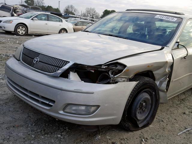 4T1BF28B9YU102227 - 2000 TOYOTA AVALON XL SILVER photo 9