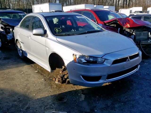 JA32V2FW8CU013298 - 2012 MITSUBISHI LANCER SE SILVER photo 1