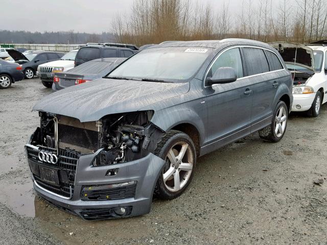 WA1EV74L28D016171 - 2008 AUDI Q7 4.2 QUA GRAY photo 2