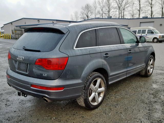 WA1EV74L28D016171 - 2008 AUDI Q7 4.2 QUA GRAY photo 4