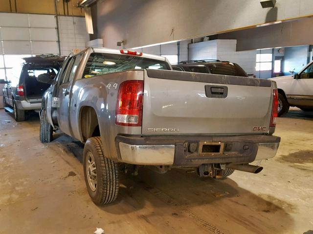 1GT12ZCG9EF104499 - 2014 GMC SIERRA K25 GRAY photo 3