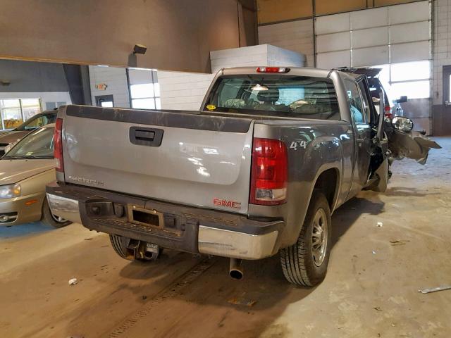 1GT12ZCG9EF104499 - 2014 GMC SIERRA K25 GRAY photo 4