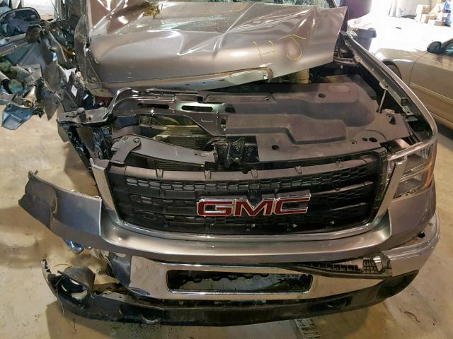 1GT12ZCG9EF104499 - 2014 GMC SIERRA K25 GRAY photo 7