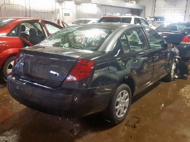 1G8AJ52F53Z104610 - 2003 SATURN ION LEVEL BLACK photo 4