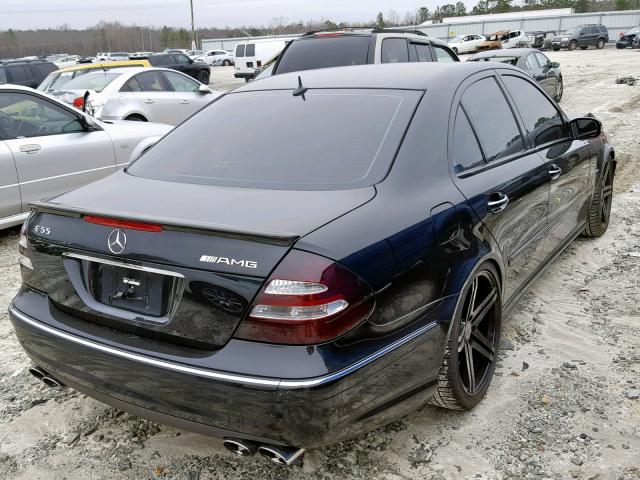 WDBUF76J06A872690 - 2006 MERCEDES-BENZ E 55 AMG BLACK photo 4