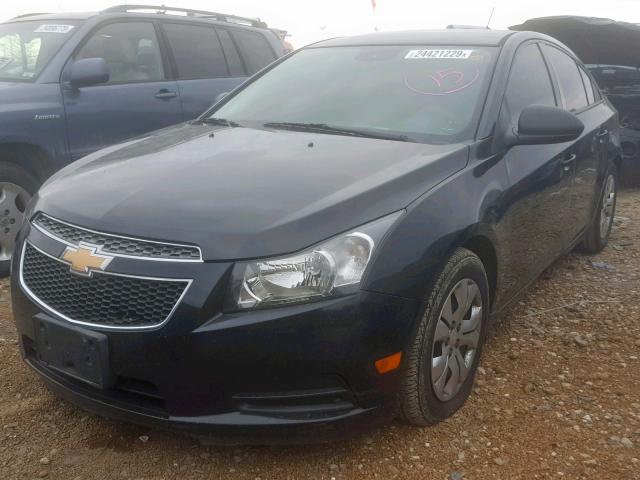 1G1PA5SH4E7328766 - 2014 CHEVROLET CRUZE LS BLACK photo 2