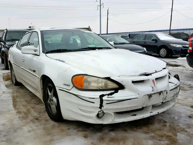 1G2NV52E41C164045 - 2001 PONTIAC GRAND AM G WHITE photo 1