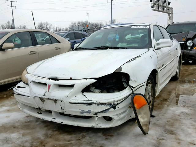 1G2NV52E41C164045 - 2001 PONTIAC GRAND AM G WHITE photo 2