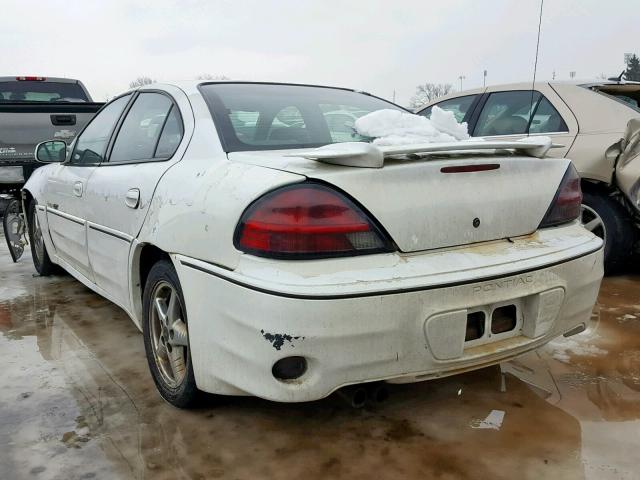 1G2NV52E41C164045 - 2001 PONTIAC GRAND AM G WHITE photo 3