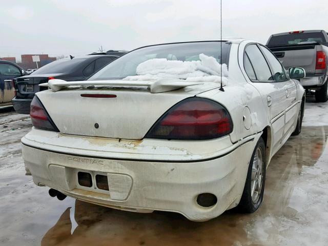 1G2NV52E41C164045 - 2001 PONTIAC GRAND AM G WHITE photo 4