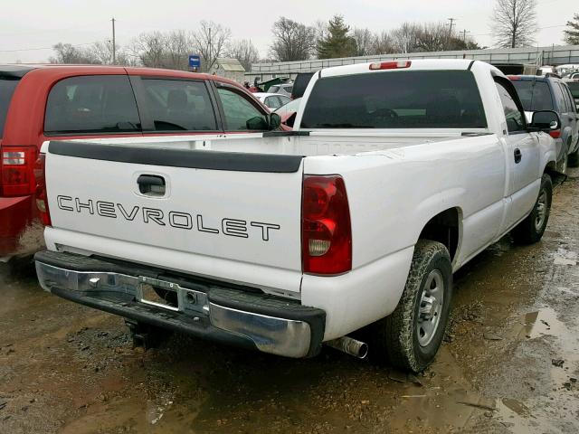 1GCEC14T83Z321050 - 2003 CHEVROLET SILVERADO WHITE photo 4