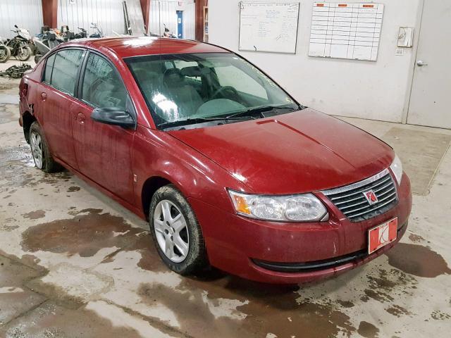 1G8AJ55F47Z183639 - 2007 SATURN ION LEVEL MAROON photo 1