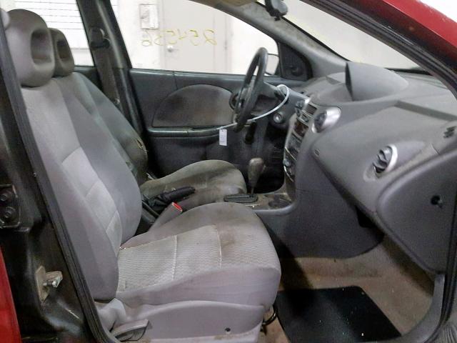 1G8AJ55F47Z183639 - 2007 SATURN ION LEVEL MAROON photo 5
