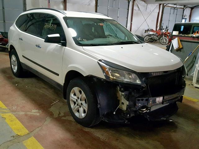 1GNKVFED0EJ178962 - 2014 CHEVROLET TRAVERSE L WHITE photo 1