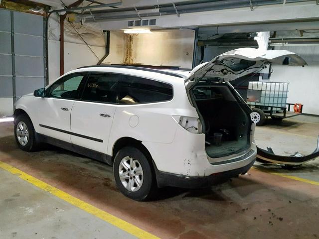 1GNKVFED0EJ178962 - 2014 CHEVROLET TRAVERSE L WHITE photo 3