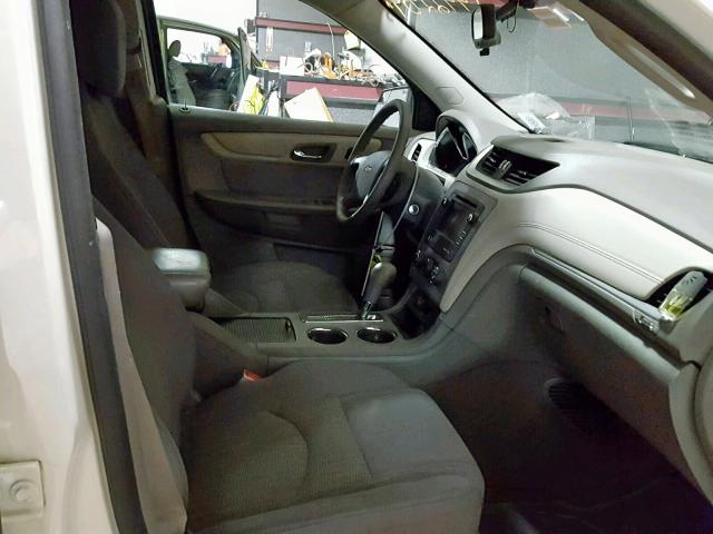 1GNKVFED0EJ178962 - 2014 CHEVROLET TRAVERSE L WHITE photo 5