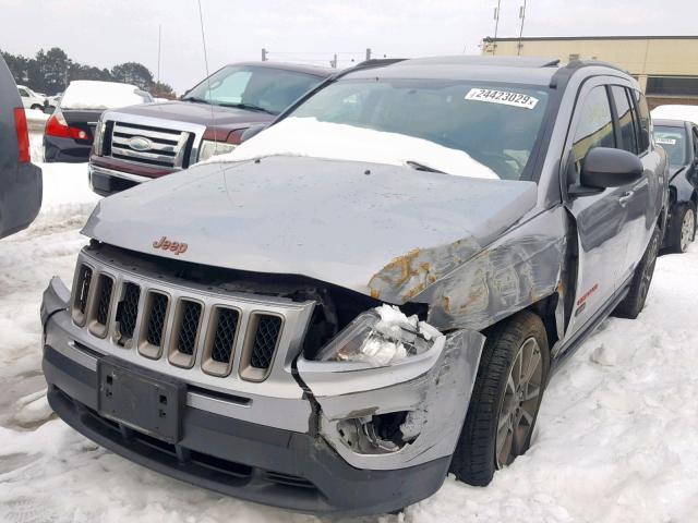 1C4NJCBB2GD678643 - 2016 JEEP COMPASS SP ვერცხლისფერი ფოტო 2