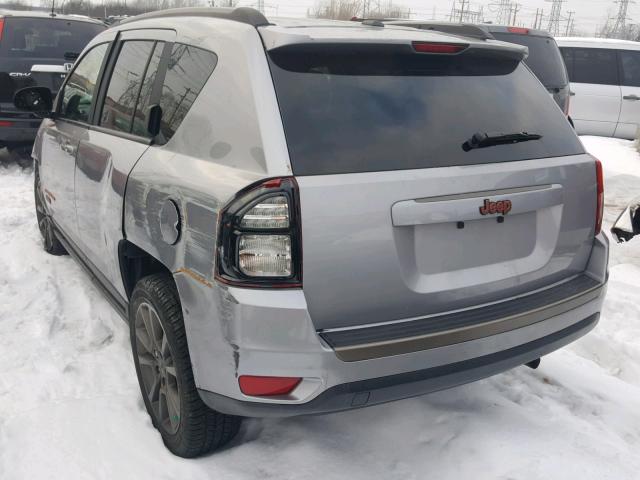 1C4NJCBB2GD678643 - 2016 JEEP COMPASS SP ვერცხლისფერი ფოტო 3