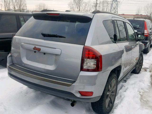 1C4NJCBB2GD678643 - 2016 JEEP COMPASS SP ვერცხლისფერი ფოტო 4