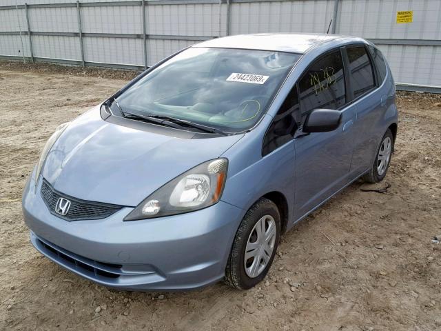 JHMGE8G38BC016445 - 2011 HONDA FIT BLUE photo 2