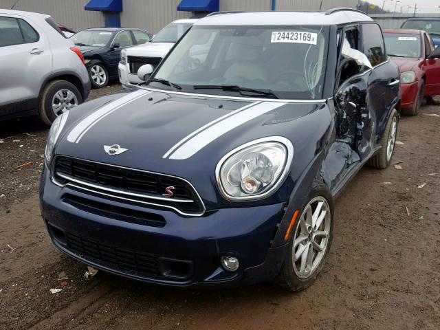 WMWZC3C57FWT04405 - 2015 MINI COOPER S C BLUE photo 2