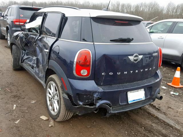 WMWZC3C57FWT04405 - 2015 MINI COOPER S C BLUE photo 3