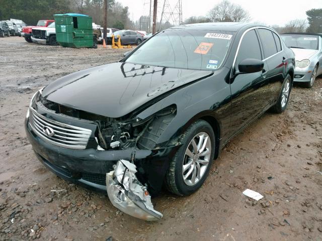 JNKCV61E49M307476 - 2009 INFINITI G37 BASE BLACK photo 2