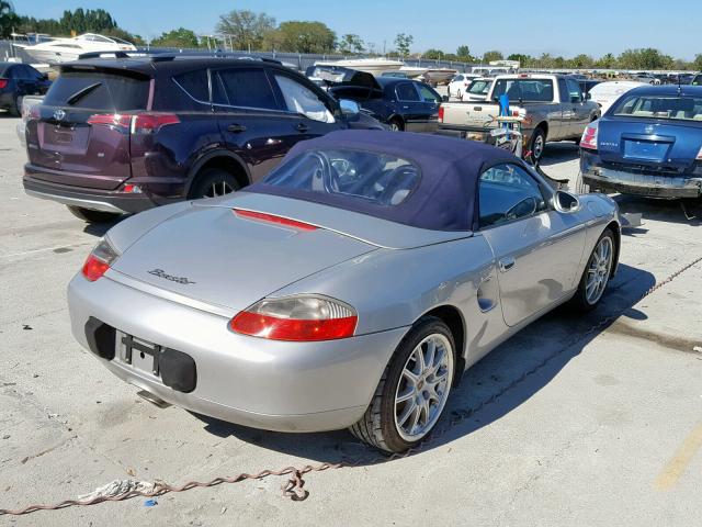 WP0CA2987VS623187 - 1997 PORSCHE BOXSTER SILVER photo 4