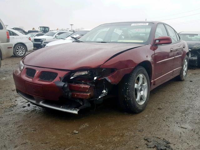 1G2WP52K21F120435 - 2001 PONTIAC GRAND PRIX Qırmızı foto 2
